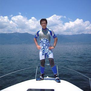 びわ湖の沖はまるで海のように広々と開放的